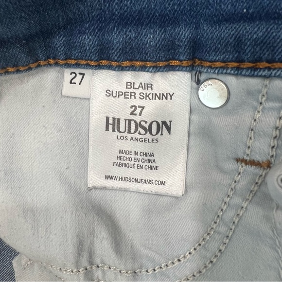 Hudson Blair Supper Skinny Jeans Sz 27 - Picture 9 of 13